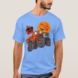 Halloween Jack O Lantern Monster Truck Kleinkind J T-Shirt