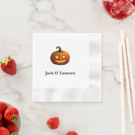 Halloween Jack O' Lantern Paper Napkin Serviette