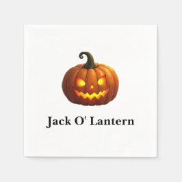 Halloween Jack O' Lantern Paper Napkin Serviette