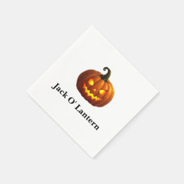 Halloween Jack O' Lantern Paper Napkin Serviette