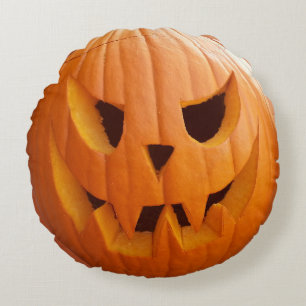 Halloween Jack O’Lantern Pumpkin Rundkissen Rundes Kissen