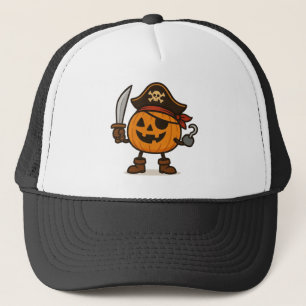 Halloween-Jack-o-Lantern Truckerkappe