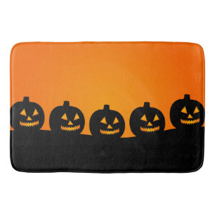 Halloween Jack-O-Lanterns Badematte
