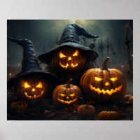 Halloween Jack O’Lanterns Spuk Friedhof