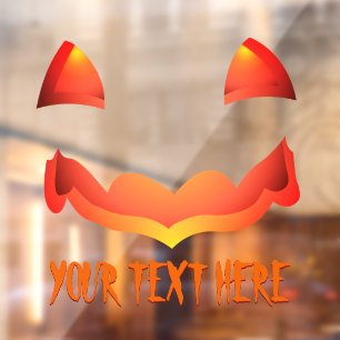 Halloween Jack-o-Laterne Window Decals Fensteraufkleber