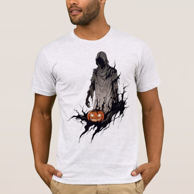 Halloween-Jack-o'-Laternengeister T-Shirt (Vorderseite)