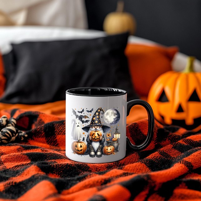 Halloween-Jack-o'-Laternengnome Tasse (Von Creator hochgeladen)