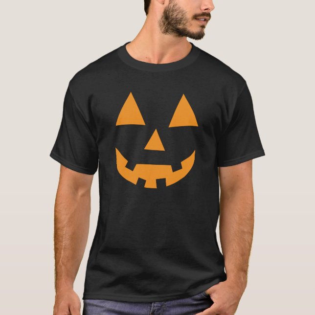 Halloween-Jack o' Laternenkürbis T-Shirt (Vorderseite)
