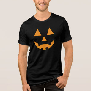 Halloween-Jack o' Laternenkürbis Tri-Blend Shirt