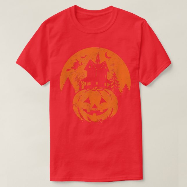 Halloween Jack o'Lantern JackoLantern Pumpkin Witc T-Shirt (Design vorne)