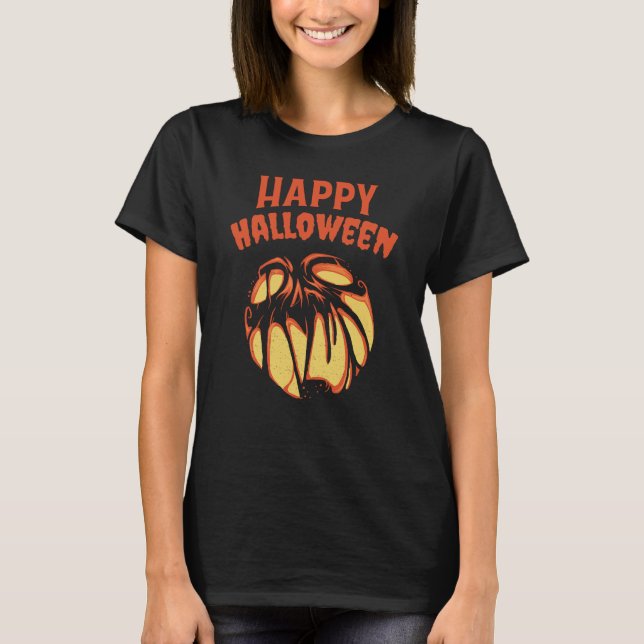 Halloween Jack o'Lantern Kürbis T-Shirt