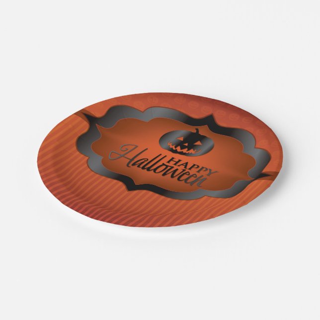 Halloween-Jack Pappteller (Schrägansicht)