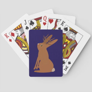 Halloween Jackalope Süßes oder Saures Spielkarten
