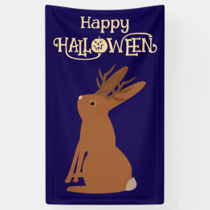 Halloween Jackalope Trick oder Treat Custom Banner