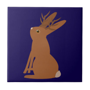 Halloween Jackalope Trick oder Treat Fliese