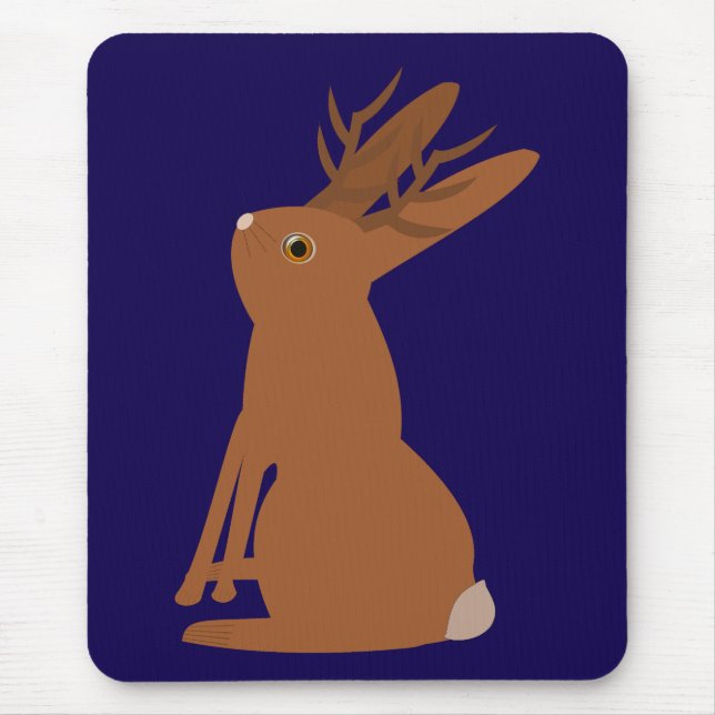 Halloween Jackalope Trick oder Treat Mousepad (Vorne)
