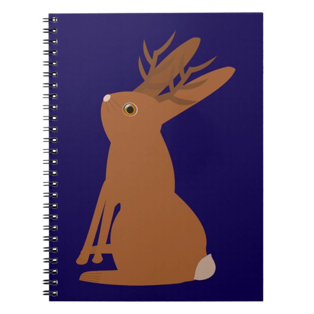 Halloween Jackalope Trick oder Treat Notizblock (Vorderseite)