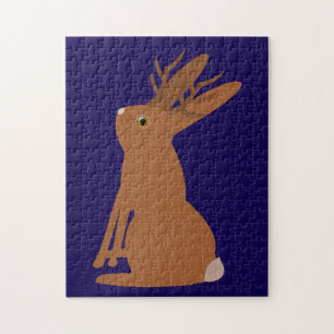 Halloween Jackalope Trick oder Treat Puzzle