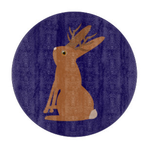 Halloween Jackalope Trick oder Treat Schneidebrett