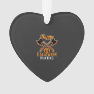 Halloween-Jagd gekreuzte Äxte Kürbislaterne Ornament