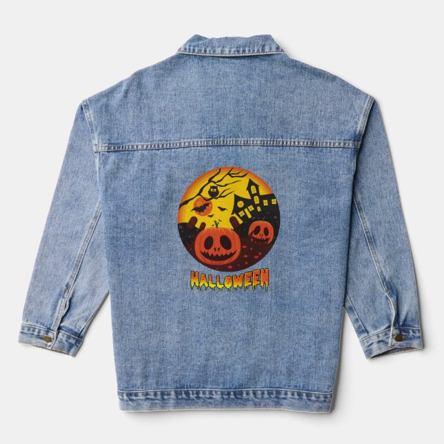 HALLOWEEN JEANSJACKE (Rückseite)