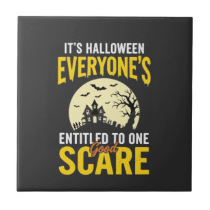 Halloween Jedem Ein Schrecken Design_1 Fliese