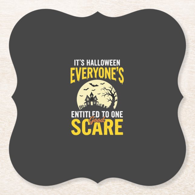 Halloween Jedem Ein Schrecken Design_1 Untersetzer (Vorderseite)