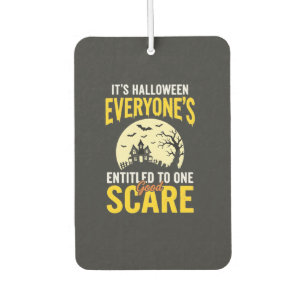 Halloween Jedem steht ein Schrecken Design_1 Autolufterfrischer