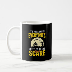 Halloween Jedem steht ein Schrecken Design_1 Kaffeetasse