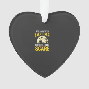Halloween Jedem steht ein Schrecken Design_1 Ornament