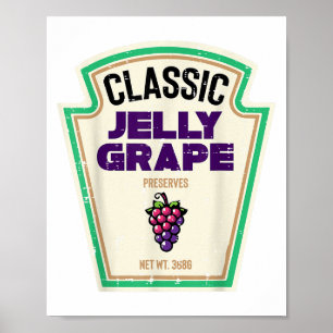 Halloween Jelly Grape Funny Food Group Kostüme Män Poster