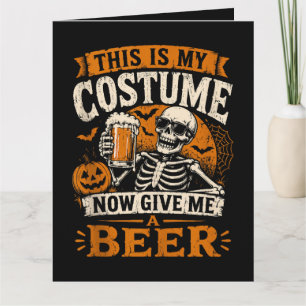 Halloween Jetzt Gib Mir Ein Bier Lustig Dankeskarte