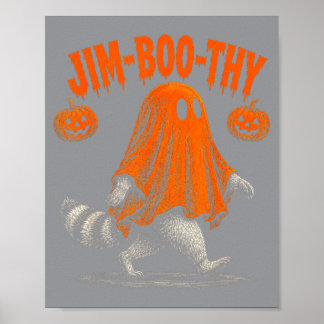 Halloween Jimothy Waschbär Jim-Boo-Thy Müll-Panda Poster