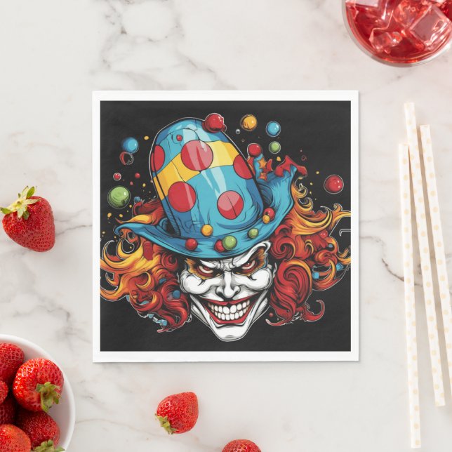 Halloween/Joker Paper Napkin Serviette (Beispiel)