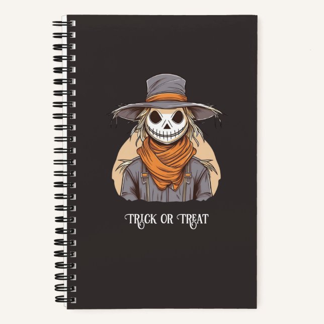 Halloween Journal "Scarecrow Scare" Notizbuch (Vorderseite)