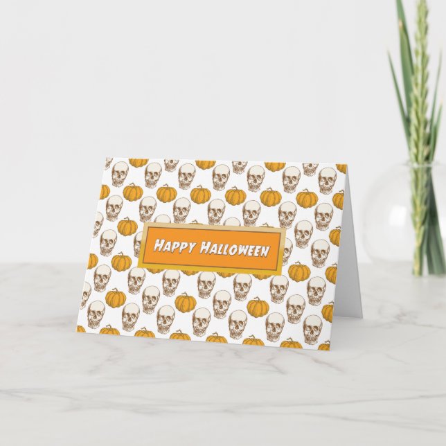 Halloween-Jubiläumskarte Karte (Vorderseite)