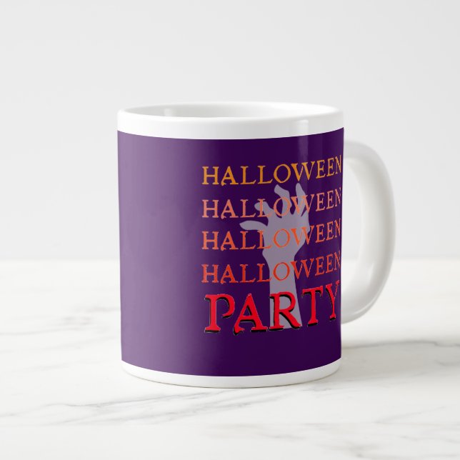 halloween Jumbo-Tasse (Vorderseite Rechts)