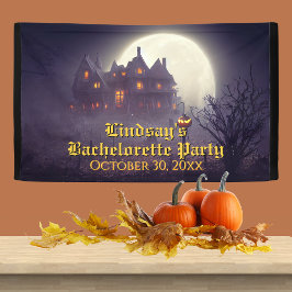 Halloween-Junggeselinnen-Abschied Banner