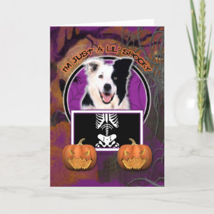 Halloween - Just a Lil Spooky - Border Collie Karte
