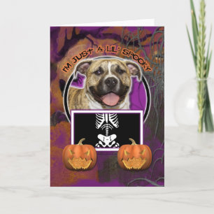 Halloween - Just a Lil Spooky - Pitbull - Tigger Karte