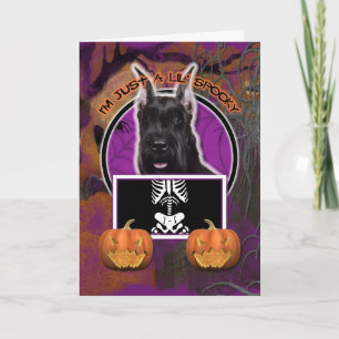 Halloween - Just a Lil Spooky - Schnauzer Karte