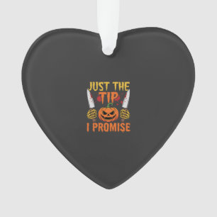 Halloween Just The Tip Kürbismesser Grafik Ornament