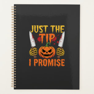 Halloween Just The Tip Kürbismesser Grafik Planer