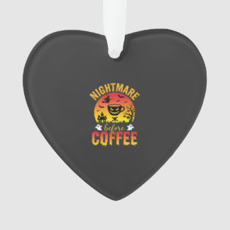 Halloween-Kaffee-Albtraum vor Kaffee Gruselig Ve Ornament