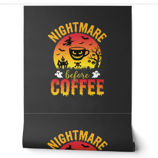 Halloween-Kaffee-Albtraum Vor Kaffee Gruselig Ve Tapete