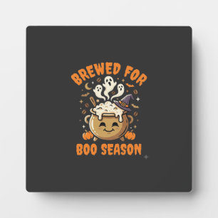 Halloween-Kaffee-Boo-Saison Fotoplatte