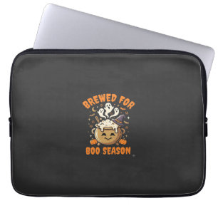 Halloween-Kaffee-Boo-Saison Laptopschutzhülle