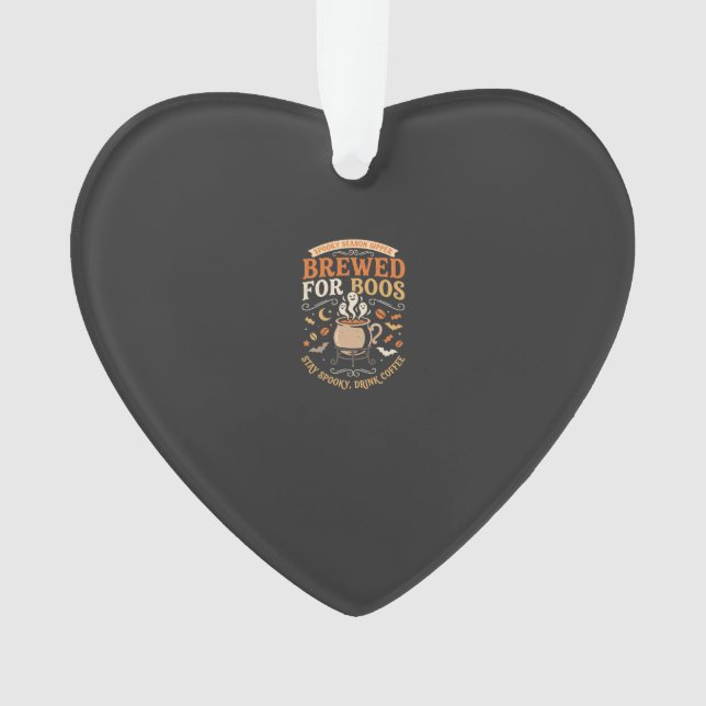 Halloween-Kaffee-Geist-Feier Ornament (Vorderseite)