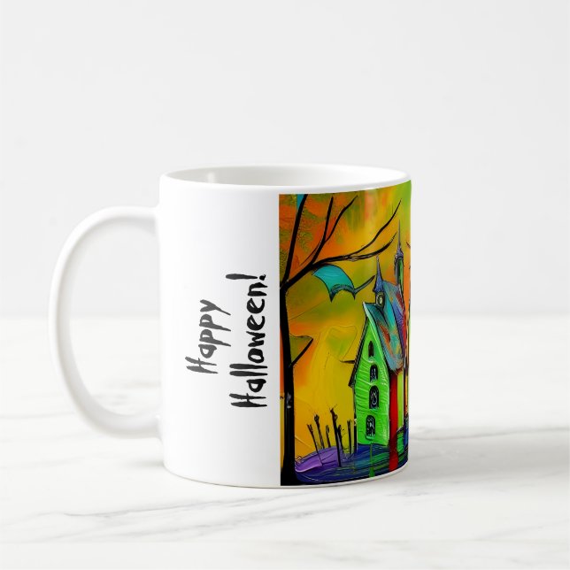 Halloween Kaffeetasse (Links)