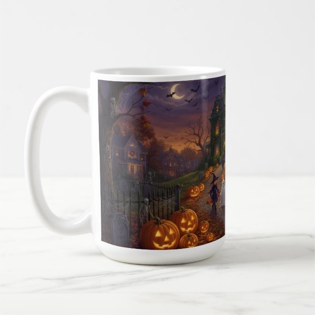 Halloween Kaffeetasse (Links)